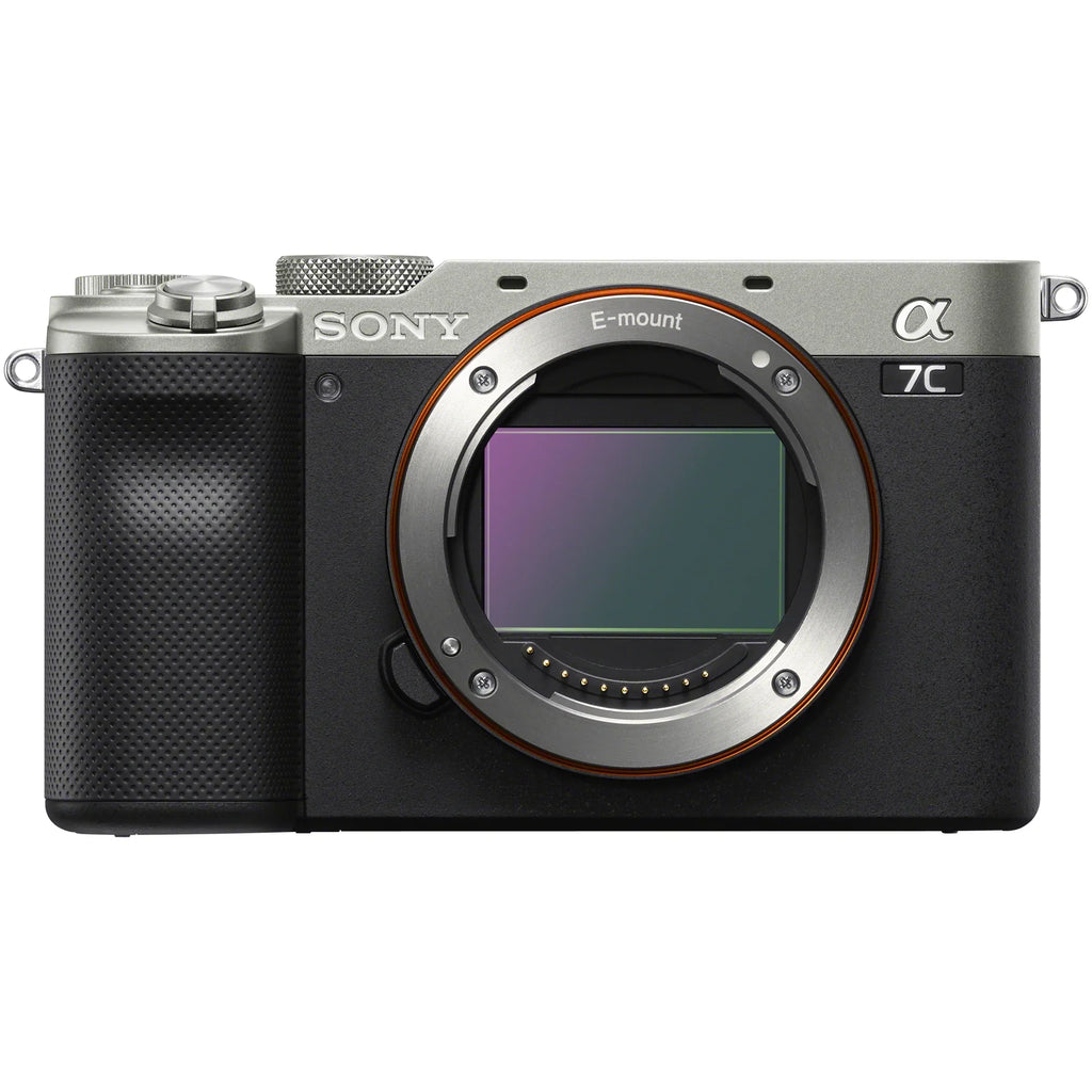 Alpha with + Body Macro Filters 28-60mm Bundle + + with + Frame a7C Silver Sony Extra ILCE7CL/S Gear Lens Flash 7C F4-5.6 Kit Battery Mirrorless Case & Accessories Telephoto + Deco Full Camera Lenses