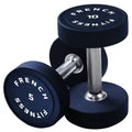Round lbs 5-50 Dumbbell Urethane Pro Set, Fitness French (New) Style