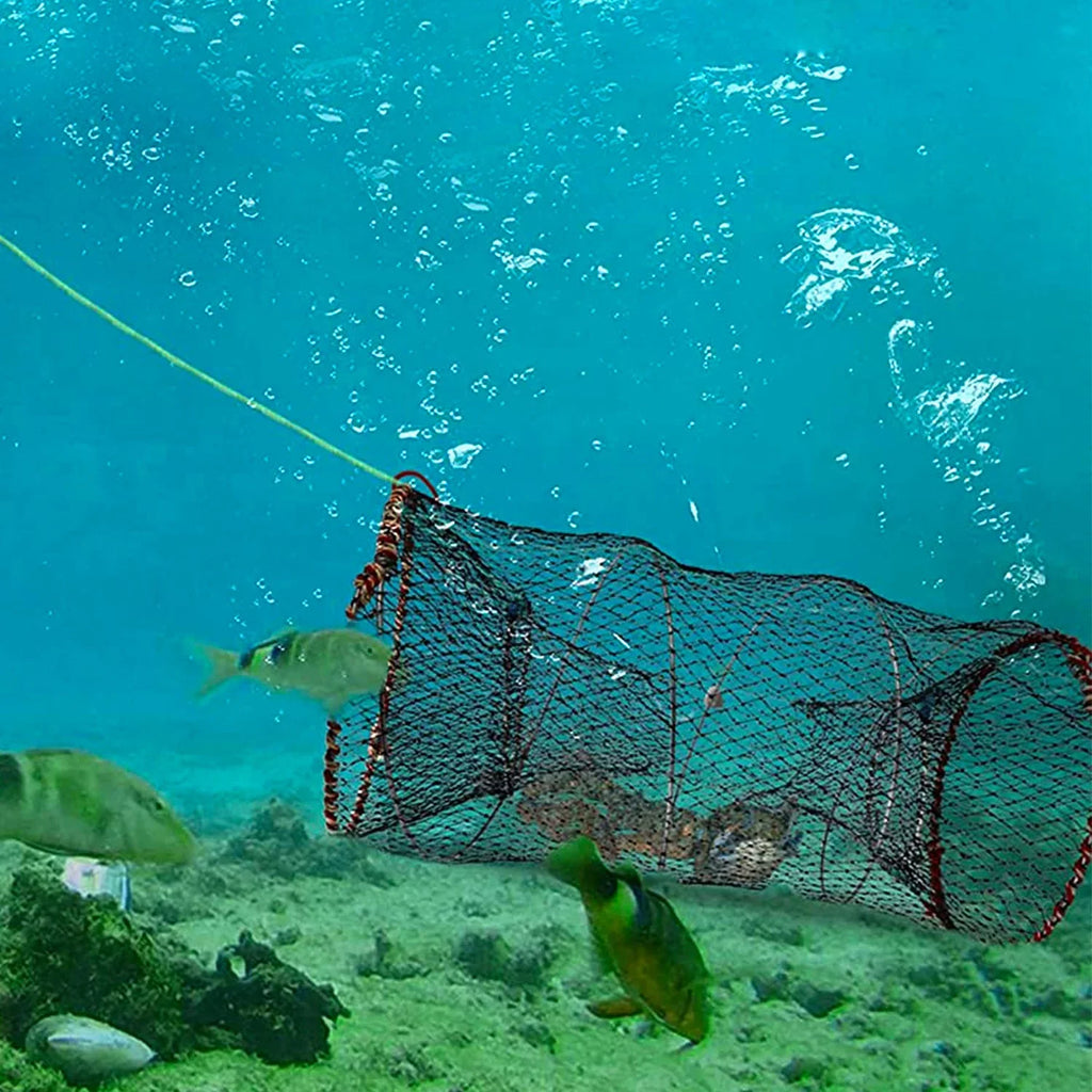 Packs, Trap Prawn Fishing 2 Net iMounTEK Crayfish Pot Crab Lobster, 22x11.8x11.8in Cage Shrimp for Bait