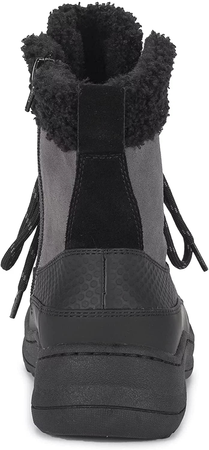 ALTA BareTraps 10 Suede Boots Grey/Black Dark Womens