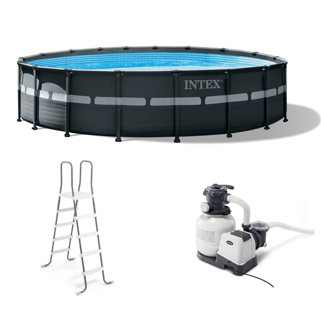 XTR 18' Ultra 52" Above Ground Intex Pool & with Vacuum Set x Pump Robot
