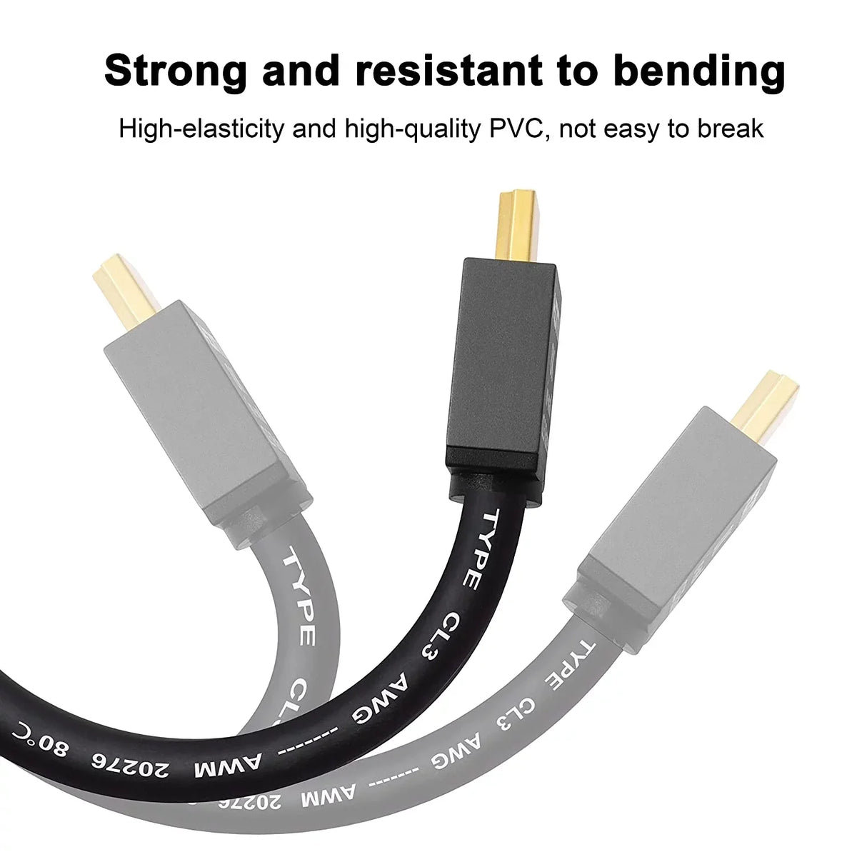 2.2 High Rated 2.3 Wall ARC 4K120Hz 15 in 8K60Hz 8K Ultra Cable CL3 Feet HDCP HDMI Speed 2.1 eARC Compatible