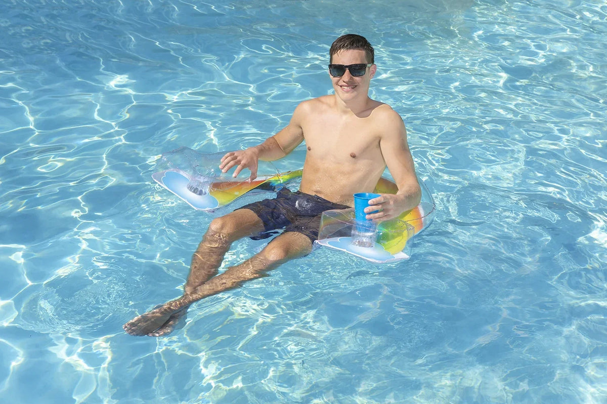 Swimming Chair Pool Float Poolmaster Rainbow Water