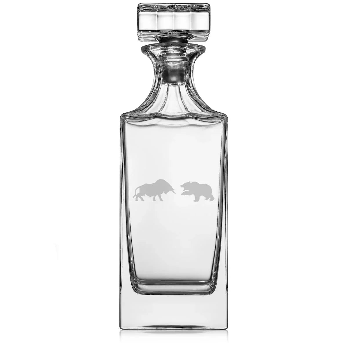 Glass Whiskey Glass Stock Gift Market Bear Stopper oz Bull Trader 30 Vs Day with Decanter