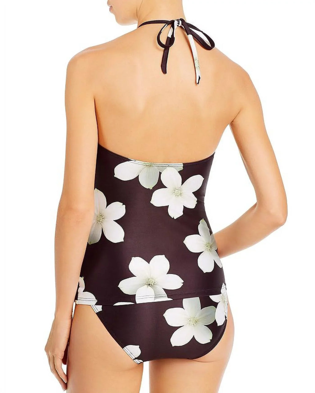 Villa High Womens Tankini Top Lauren Floral Neck Swim Lauren Ralph