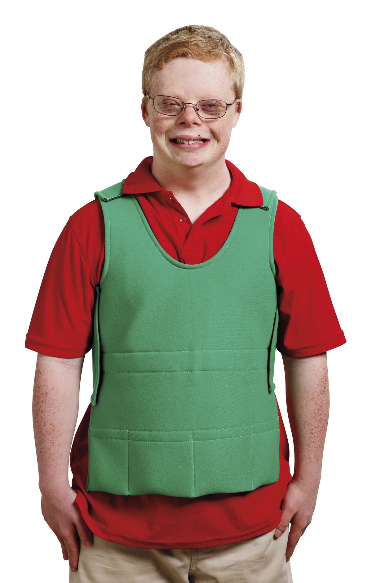 Pounds Weighted X-Small, Abilitations 2 Vest, Red,