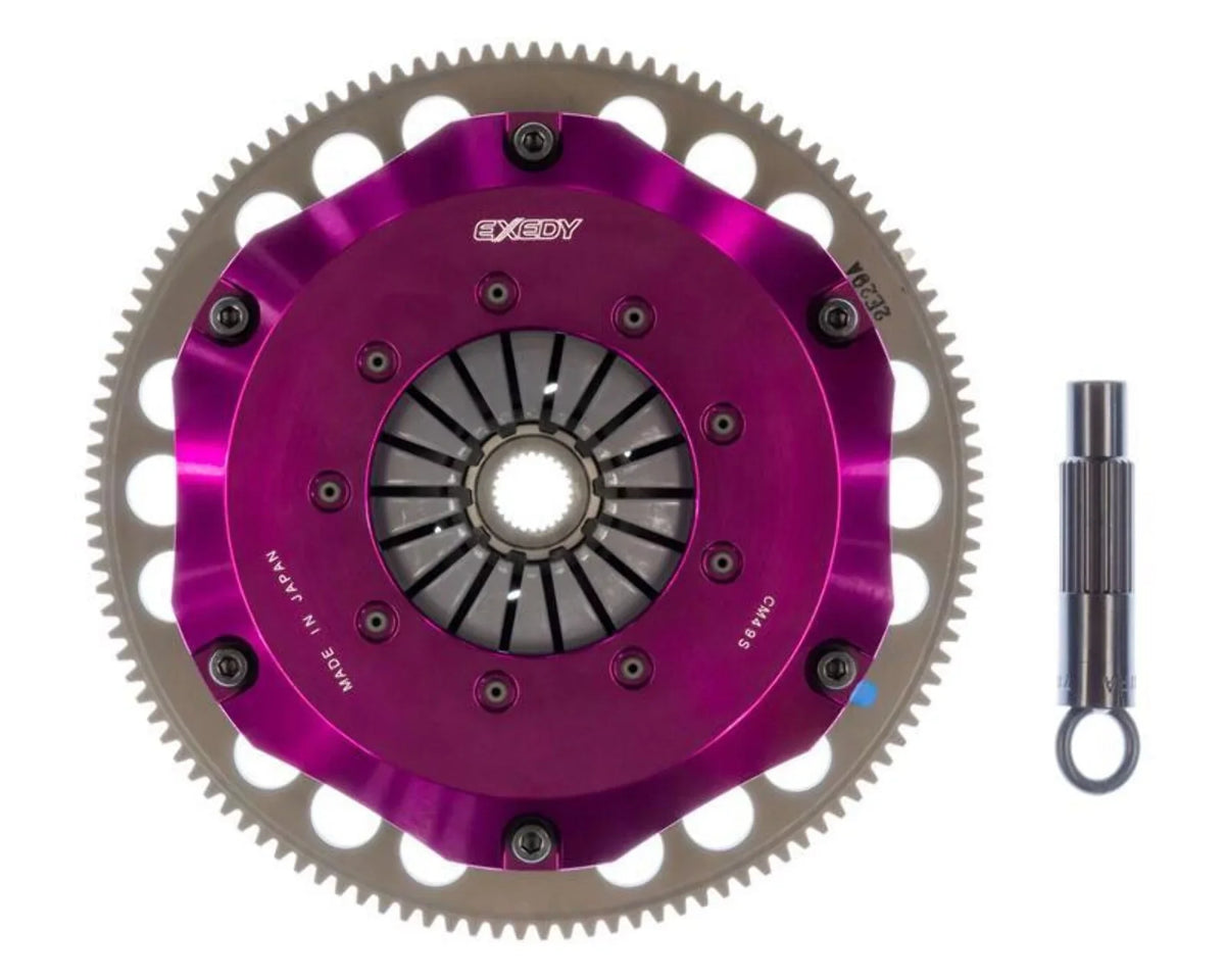 Twin Cerametallic Disc Rigid Acura 2002-2006 L4 Clutch Hyper RSX Compe-R Exedy