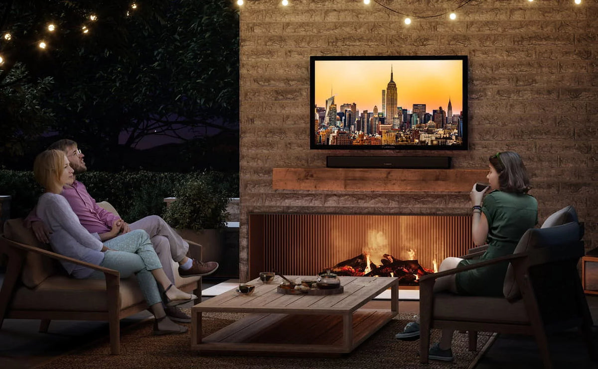 an Protect Outdoor 2 UHD 4K Series TV Furrion Epic Additional FDUF65CBS Shade 65" Coverage Full Weatherproof (2021) with Year by