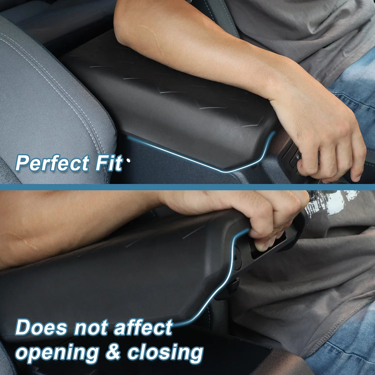 Armrest MFC Console Bronco Armrest 2 Cushion / 4 Ford 2021-2023 Cover Center Waterproof For Doors