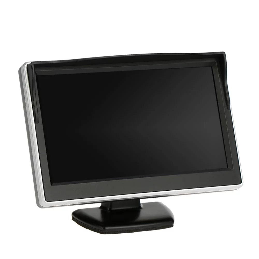 Parking - System with Safe Assistance TFT LCD View Camera Backup Inch Car for Monitor 5 Rear Display and Parking Reverse