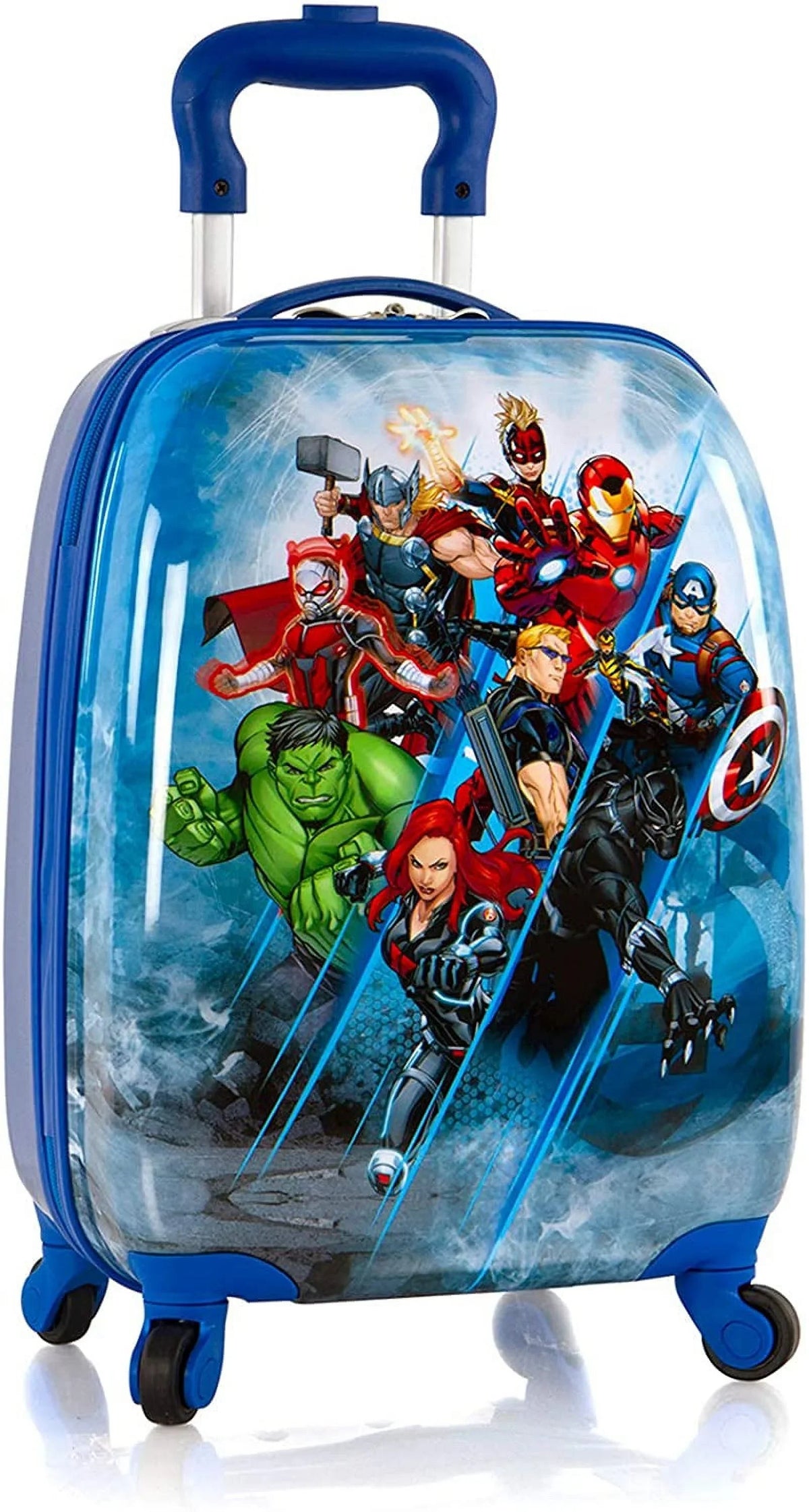 Kids - Spinner Inch[Blue] Avengers Luggage Hardside Rolling 18 for Marvel