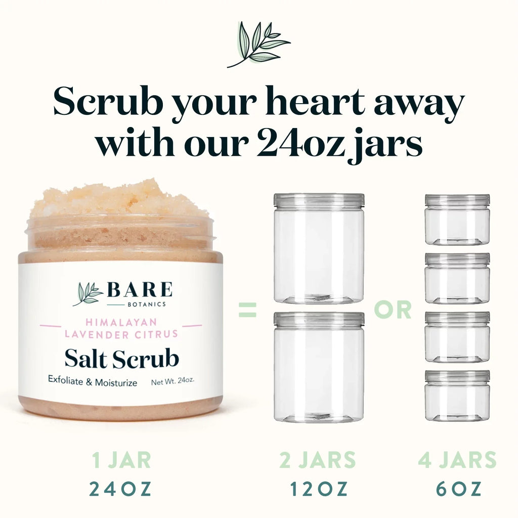 Bare Scrub Himalayan Citrus oz 24 Salt Lavender Scrub Body Botanics