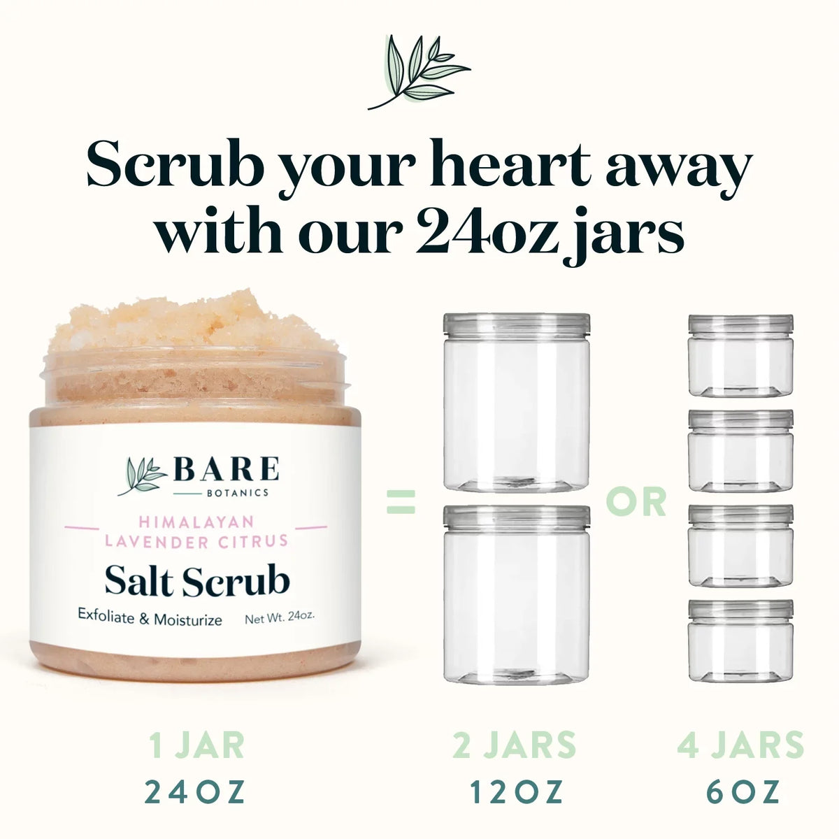 Bare Scrub Himalayan Citrus oz 24 Salt Lavender Scrub Body Botanics