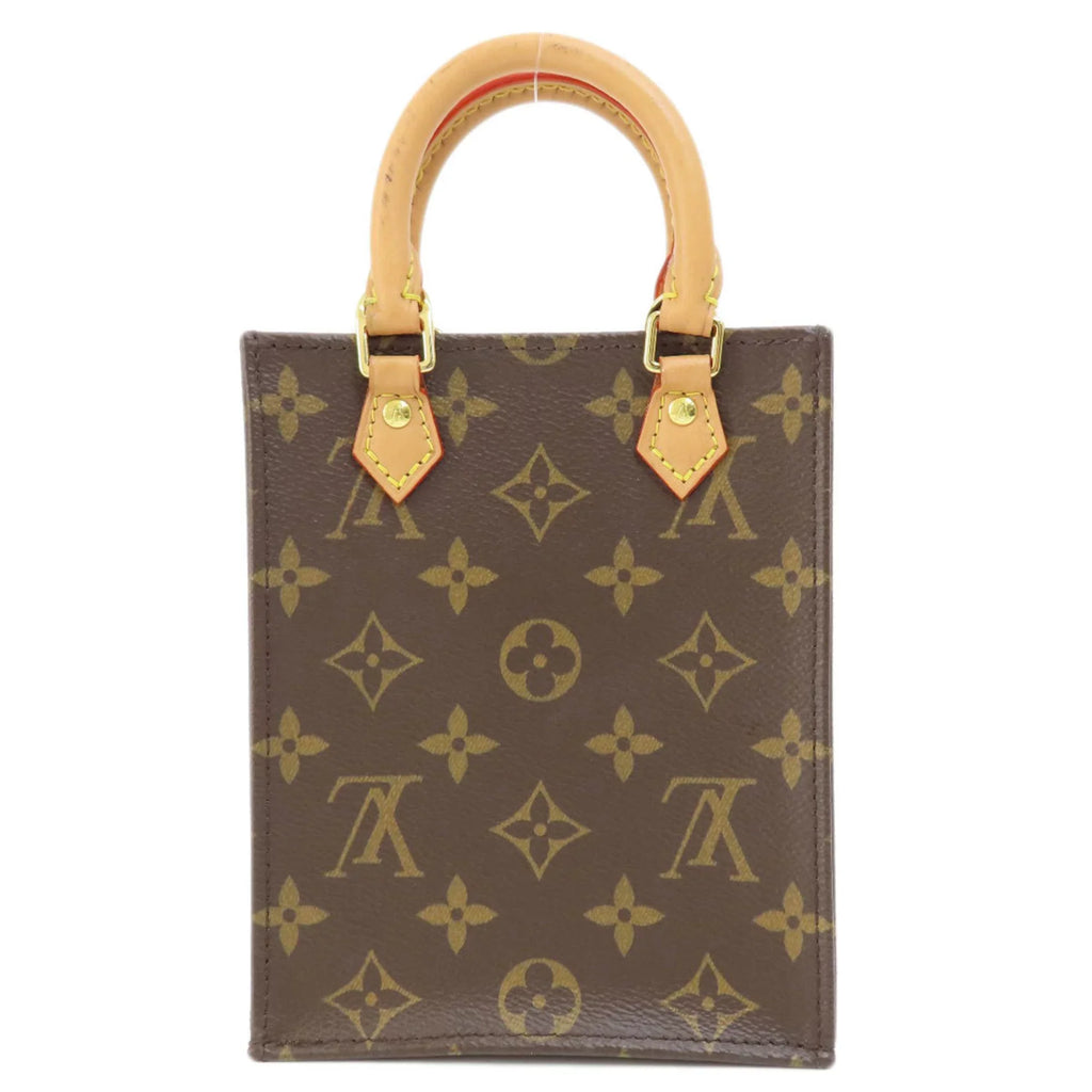 Handbag Petite Pre-Owned Monogram Louis LOUIS Canvas VUITTON (Good) M69442 Women's Pla Vuitton Sac