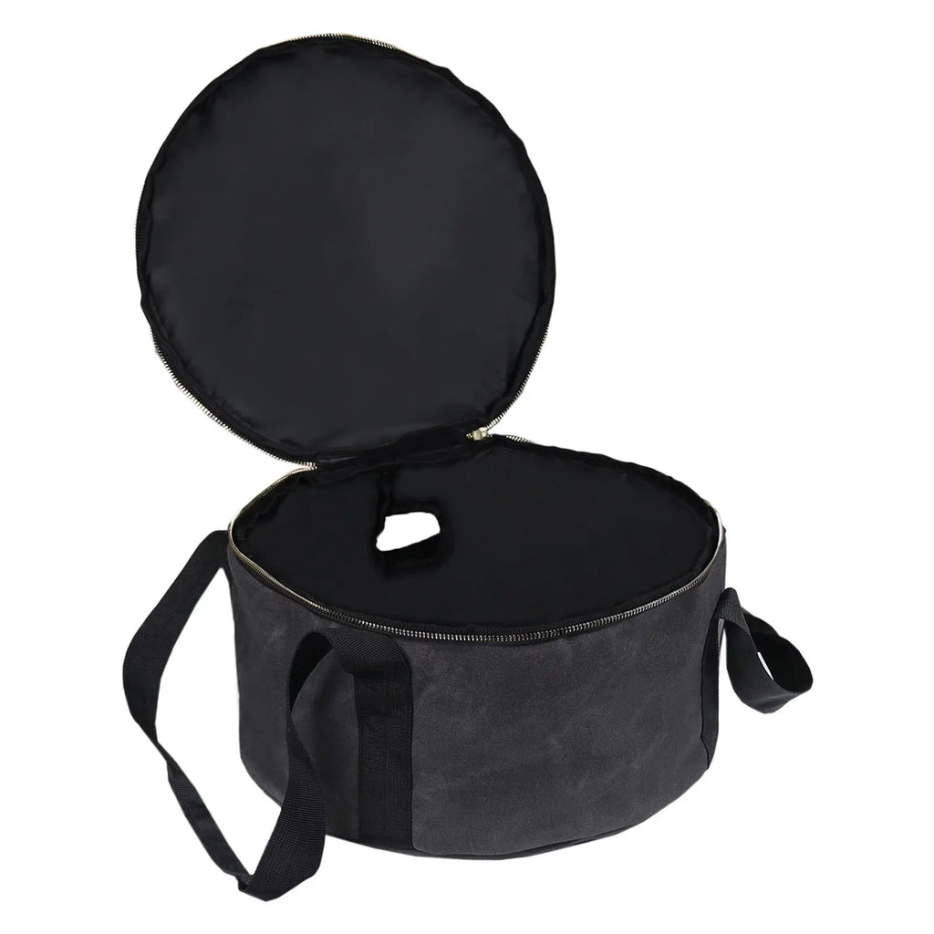Durable Container ,Outdoor Storage Dutch 12" - Handbag Bag Multipurpose Activities BBQ Gray Carry Camping Accessories Oven Bag for Cookware ,Fishing