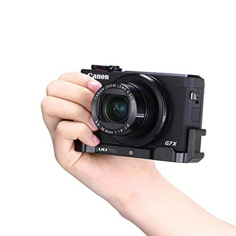 Vlog for III Mount Vlogging Camera III Side Mount, Extension Cold Microphone Canon G7X Mark Camera, G7X - R016 Tripod Accessories UURig C-G7X Shoe 1/4" Mark