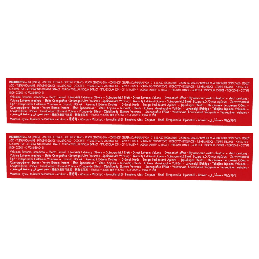 Extra of Pupa 2 Mascara Milano Pack oz Vamp! Mascara - 0.4 - 010 Extreme Black -