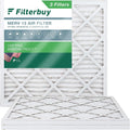 24x24x1 HVAC (3-Pack) MERV Pleated Air AC Furnace Filters 13 Filterbuy