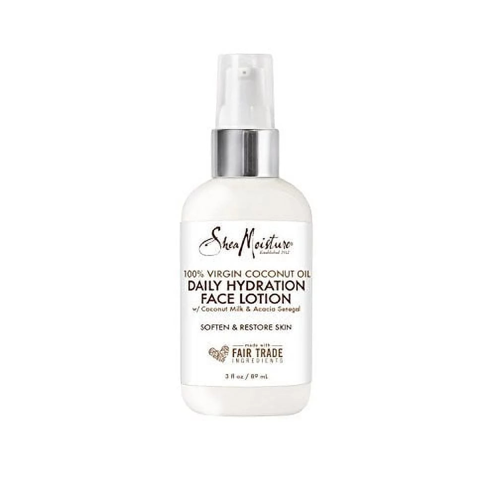 Hydration, All Coconut 3 Lotion Shea Daily Pack Types oz, Virgin Daily 100% Oil Face Skin for 3 Hydration for Moisture