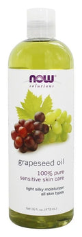 Moisturizer for NOW Grapeseed Foods Skin Odorless Hair oz 16 - Oil, and 2 Pack Natural