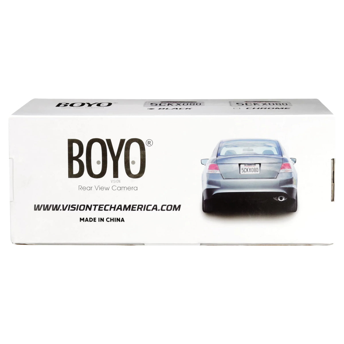 Lines (Black) with - Bar-Type License Camera BOYO Plate Backup and VTL420CL Lights LED Parking