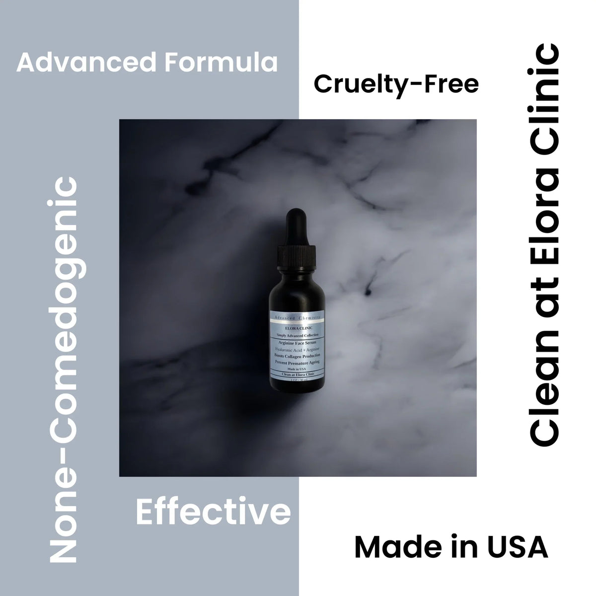 Water - Serum Hyaluronic Oil & Acid - Arginine + Clinic Free Hyaluronic Elora Arginine - Hydrating Soothing Based + Acid Arginine -