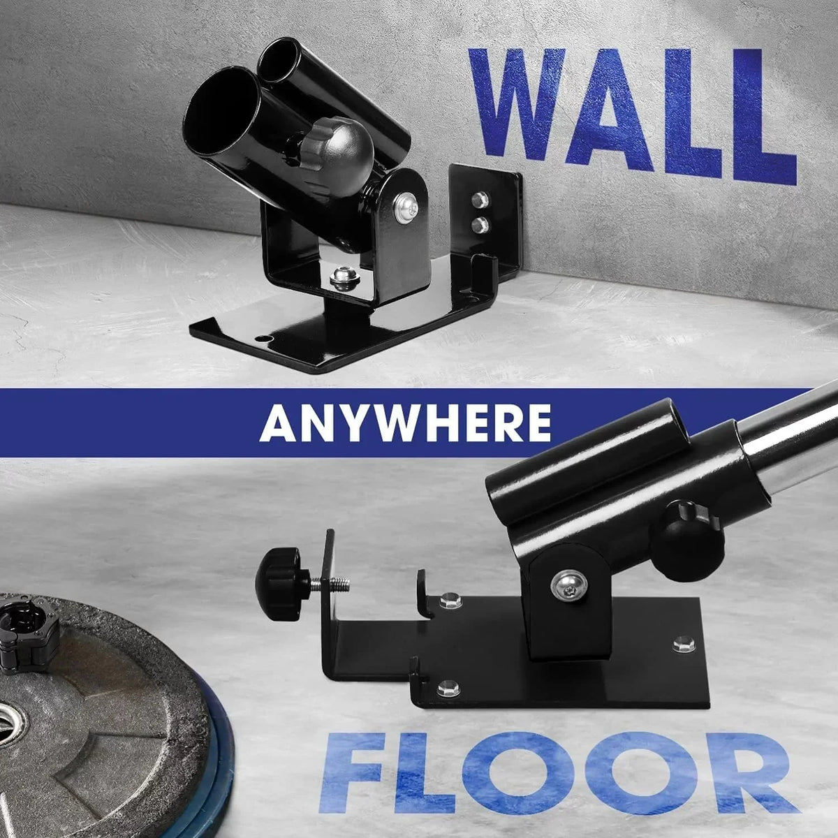 Yes4All With Row 360-Degree Black T-Bar Swivel Platform