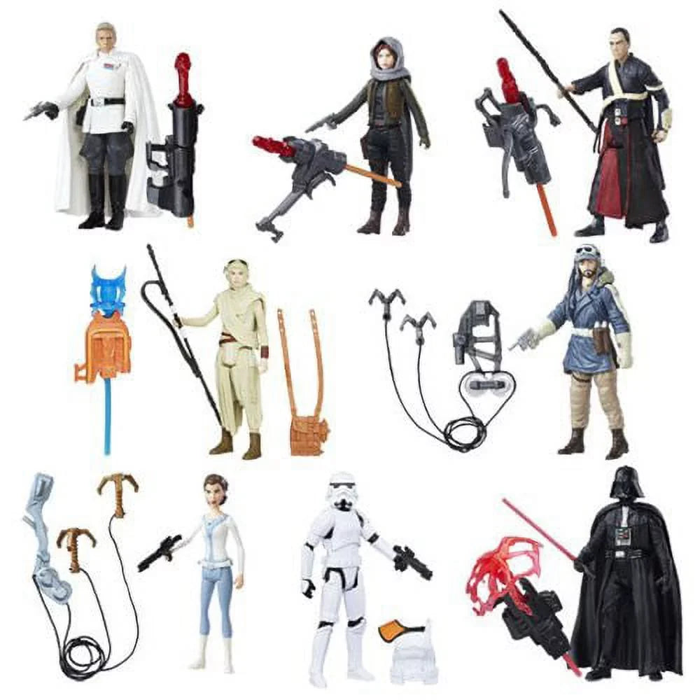 Rey, The Imwe, Cassian, Leia, Set Erso, Awakens Figures of Wars Star 8 Stormtrooper Krennic Force & Action Vader,