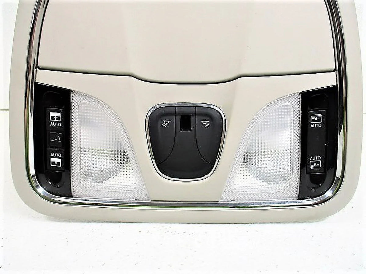 Console Overhead Sunroof OEM (Good) Jeep 2014-2018 LKQ Pre-Owned Gray Lamp Cherokee
