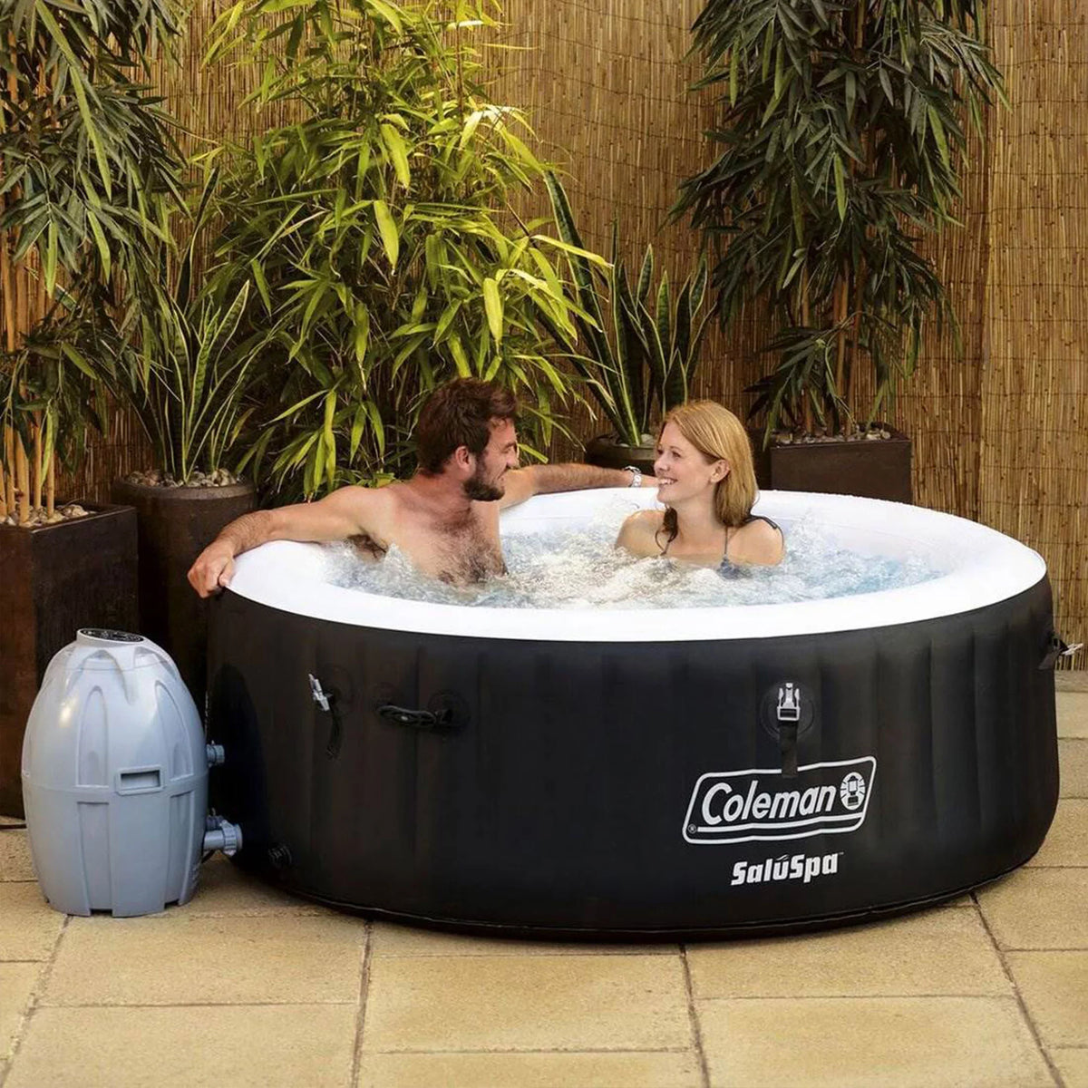 Inflatable Hot Coleman Person Seat Accessory SaluSpa 2 Tub 4 Outdoor &
