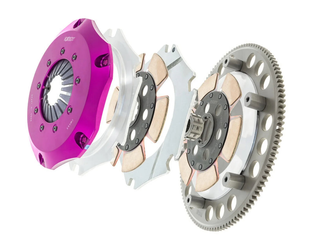 Twin Cerametallic Disc Rigid Acura 2002-2006 L4 Clutch Hyper RSX Compe-R Exedy