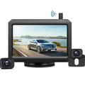 TFT-LCD with Camera HD Backup Van, HD for 5″ K7 Mini Car, Camera, Dual Pro RV, Rear Camera Pickup Wireless Waterproof and SUV, View Kit Monitor