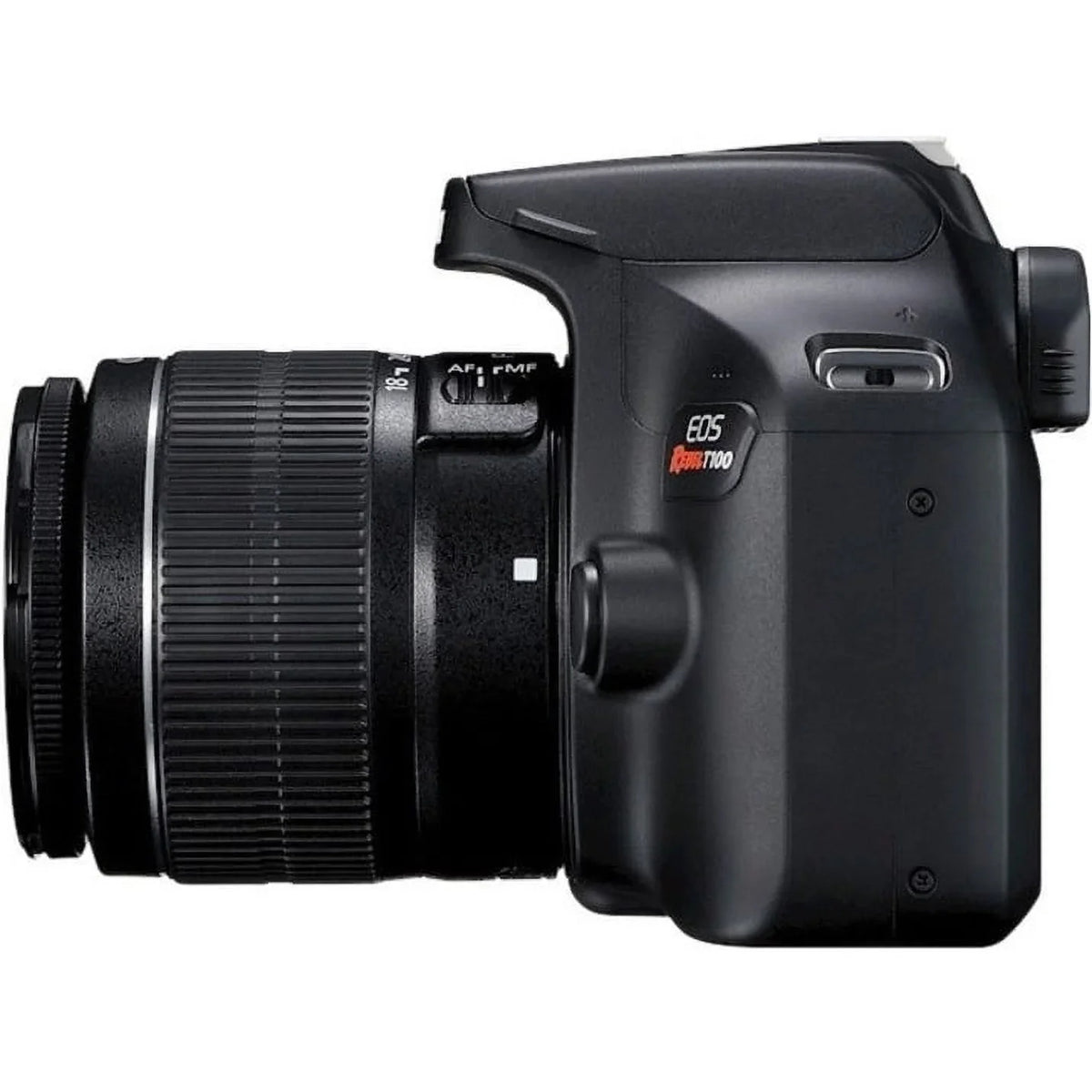 EOS Lens, Rebel with 18 Camera 0.71", 2.17", T100 Digital Black Canon SLR Megapixel