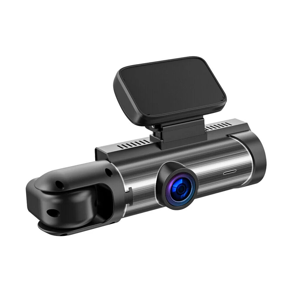 and Lens JLLOM 1080P Inside Dash Cam Camera Dual - DVR Car with Front