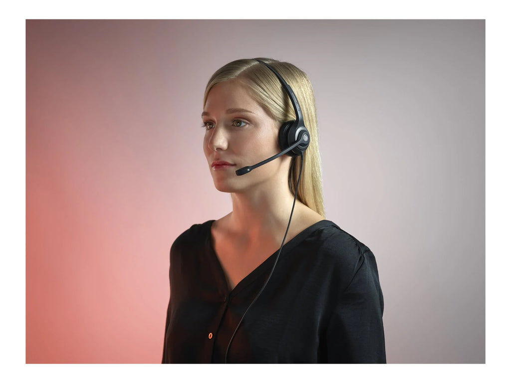 '- black 200 with 230 IMPACT Series wired - SC silver - - silver, black, headset - Easy - Disconnect on-ear EPOS