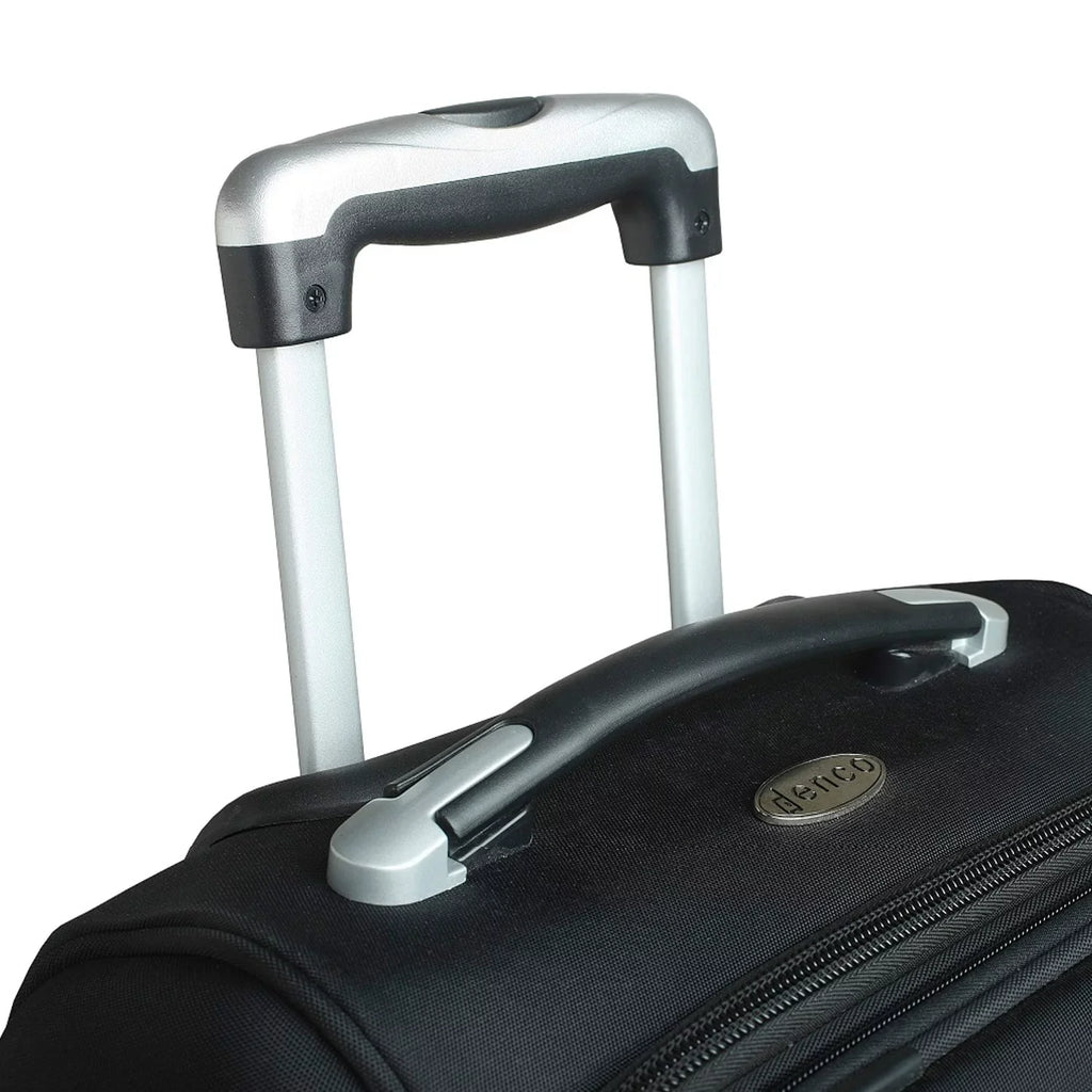 MOJO Carry-On 21" Seattle Black Suitcase Rolling Seahawks Softside