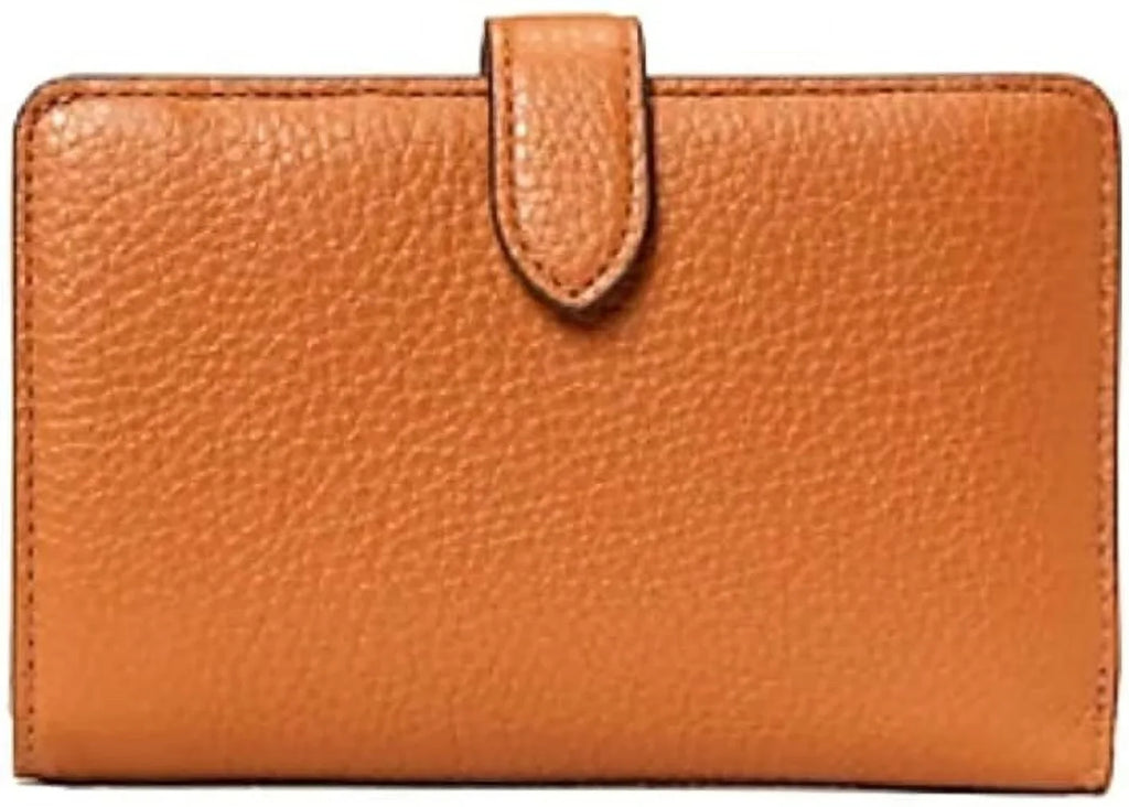 Leather Bifold Wallet York Leila Medium Compact New Gingerbread Kate Warm Spade