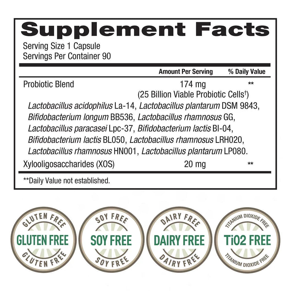 Vegetarian 90 Probiotic, Daily Capsules trunature Women's