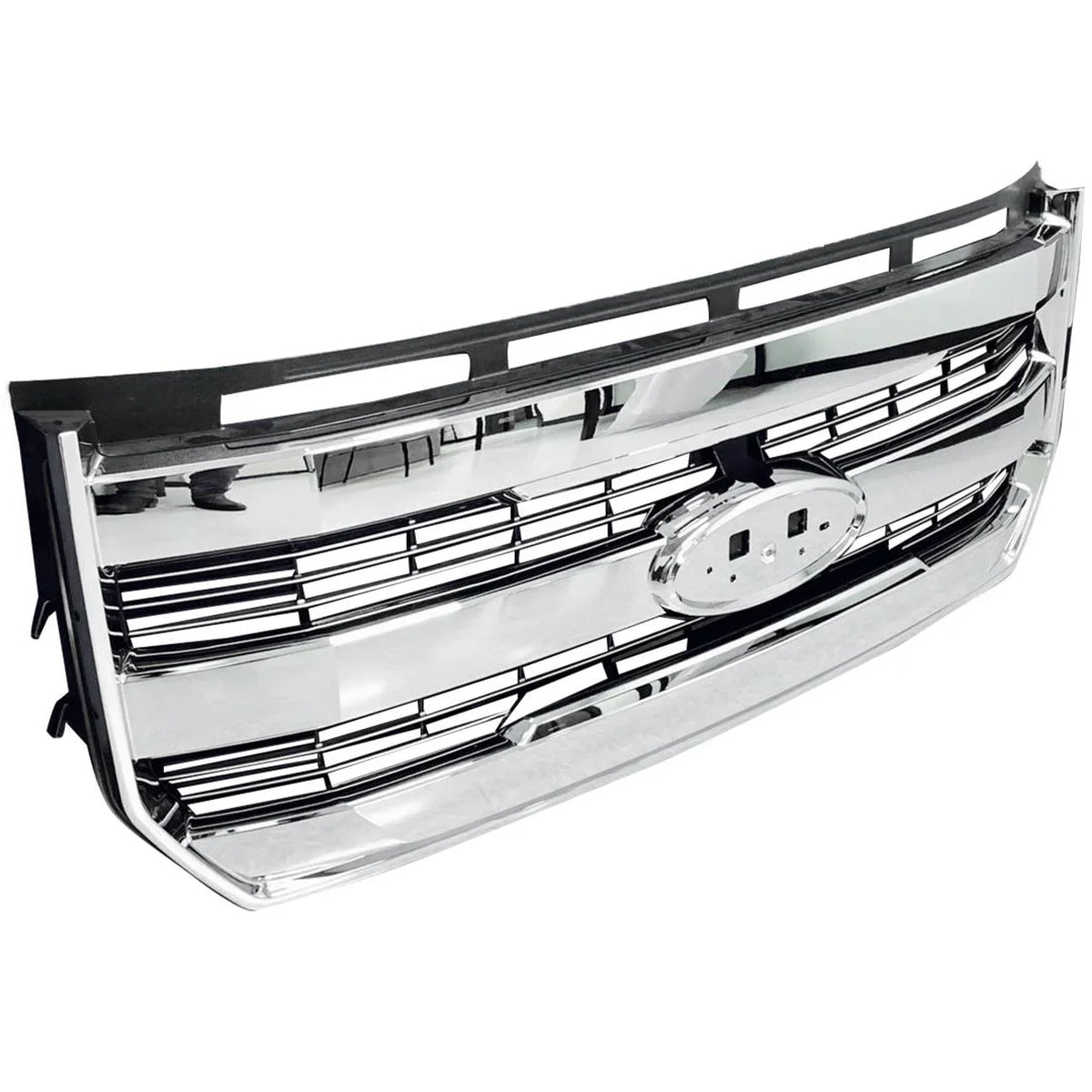 Chrome Front Radiator Bumper W/o For 15-17 FL348200PBS camera F-150 Grille