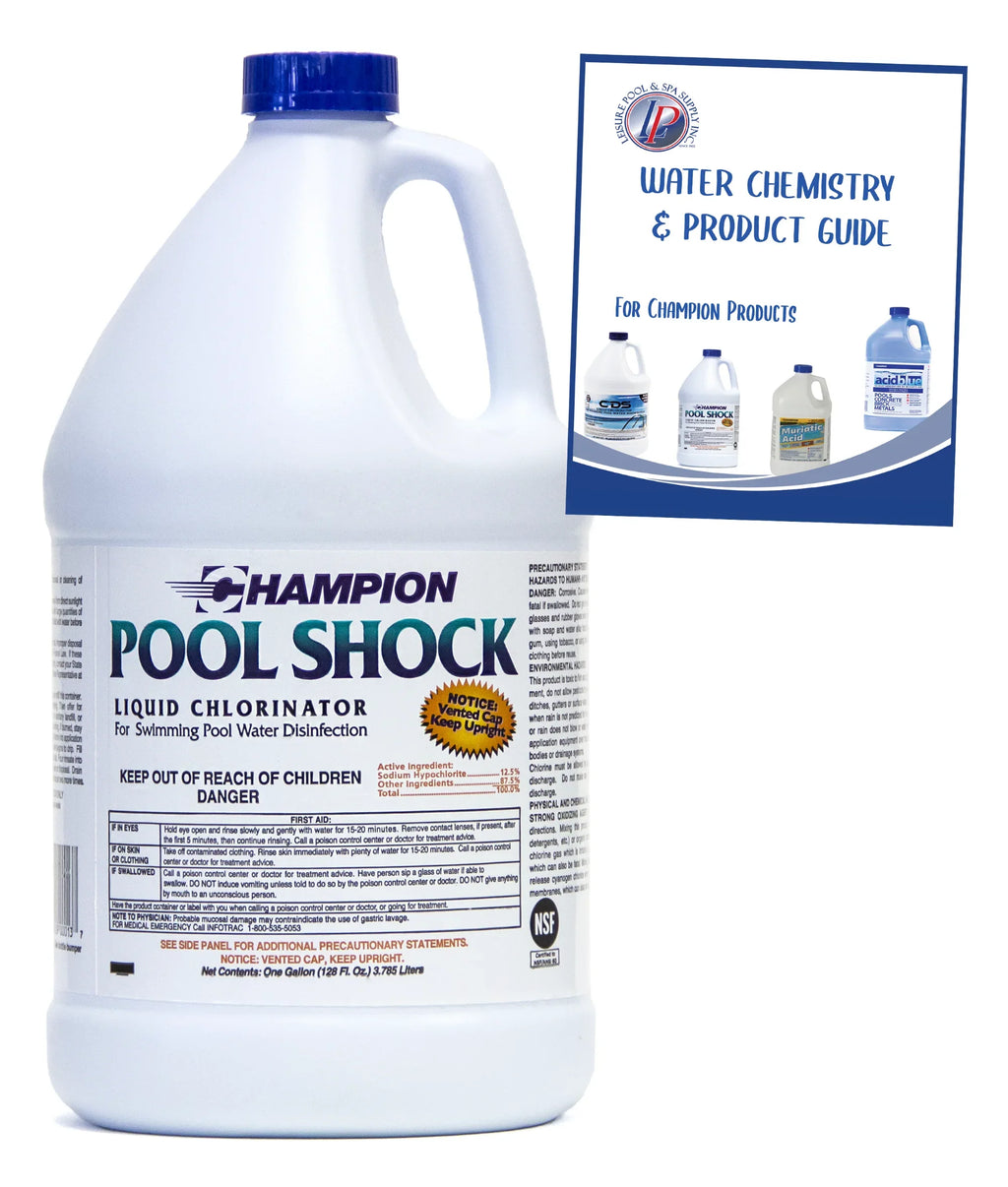 '- - Gallons) Shock 1 Chlorine Hypochlorite 12.5% Sodium Pool (Case Liquid
