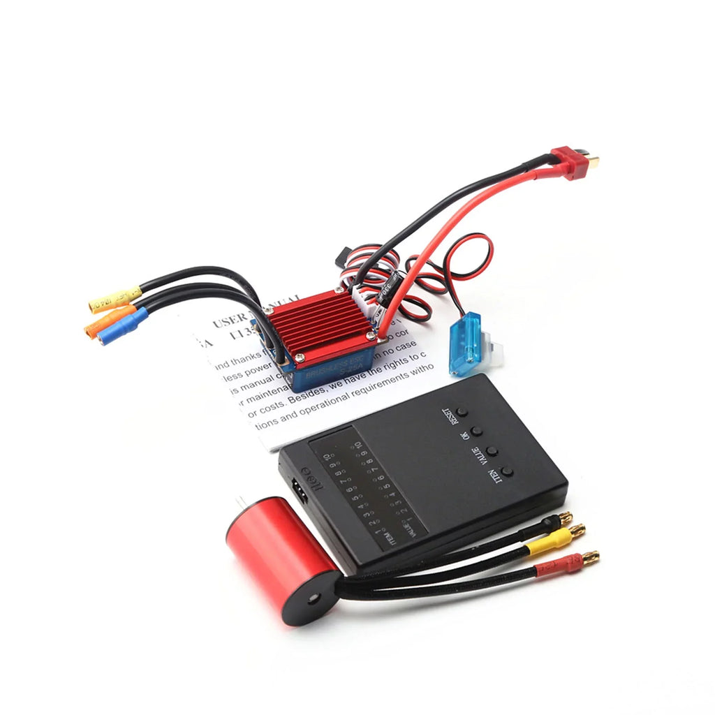 ESC Brushless Motor Brushless Speed 118 Car 116 Controller for Programming RC Servo Sensorless 2.2KG 25A Electric 4P 4800KV S2435 Truck