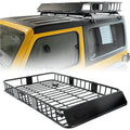 39" Car Holder for Capacity with Cargo 250LBS Storage Top Basket Duty Steel Universal Rack Travel Carrier Extension Weight Roof 6'' 64" x Luggage HECASA SUV Heavy x