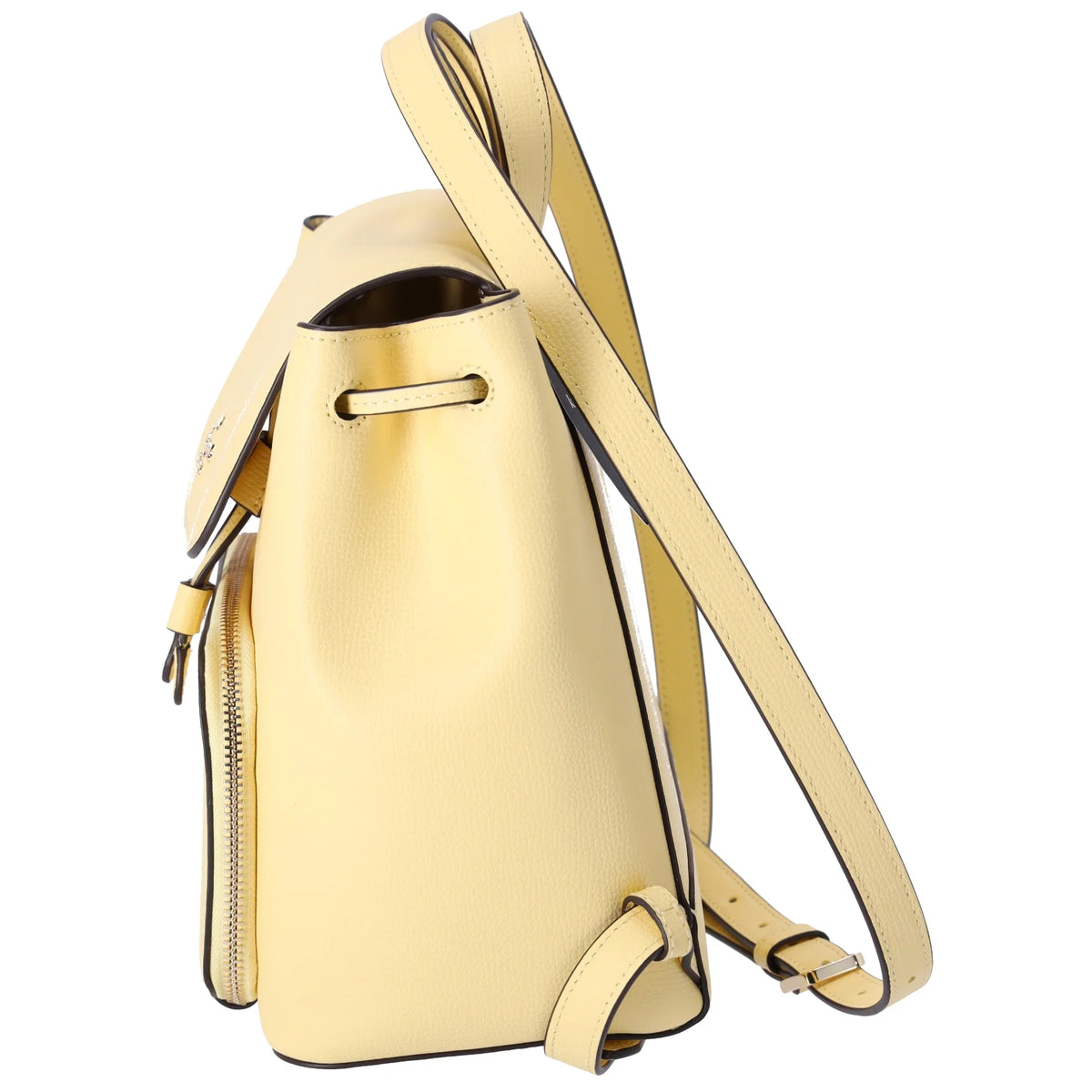 Backpack Flap Kate Butter Medium Leather Kristi Grain Spade Yellow Refined
