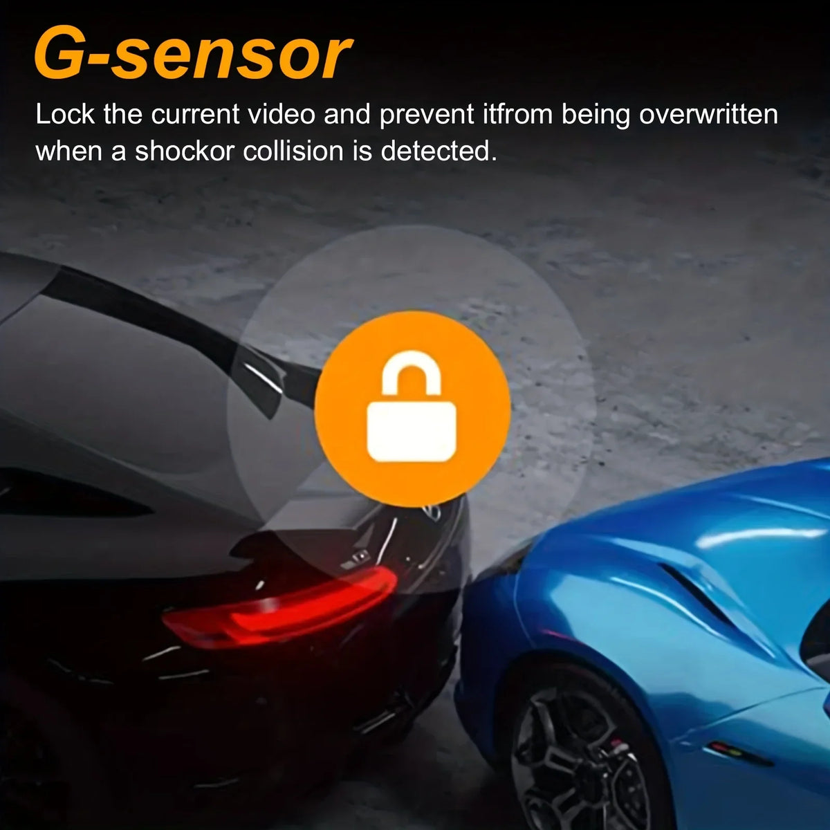 High Camera Loop Front SD Cam Night Inside Car Sensor Card, And Definition 1080P, Dash DVR Angle Dash With Recording 3.16inch Wide 32G G Vision