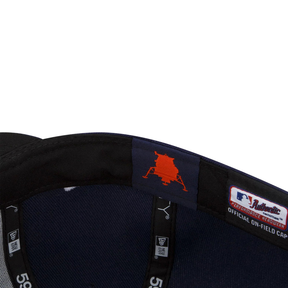 Connect New Profile Fitted Houston Low 2022 Navy 59FIFTY Hat Astros City Era Men's