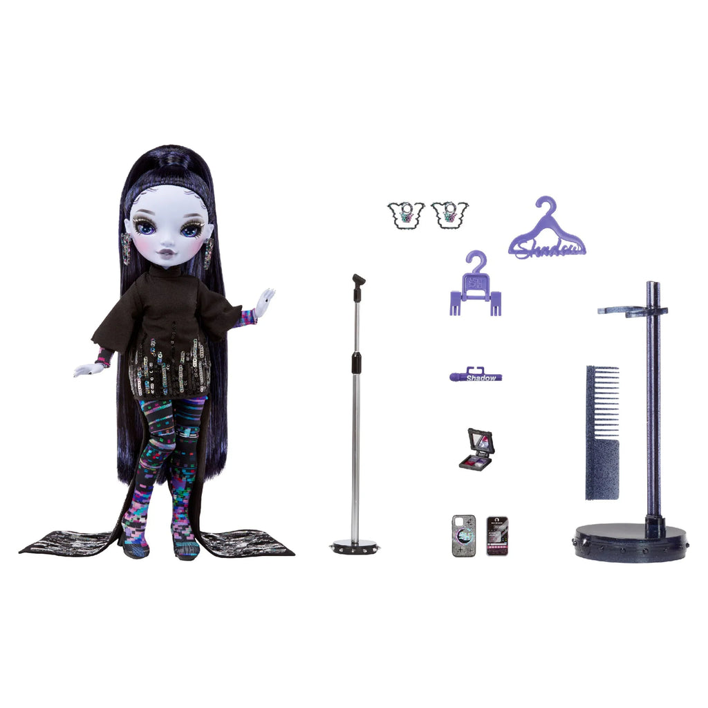Shadow Reina & High 10+ & Rainbow Doll. Kids - Crowne Purple Outfit High Colorful Fashionable Collectors Fashion for Accessories. Great Glitch 4-12 Gift Old Years Play