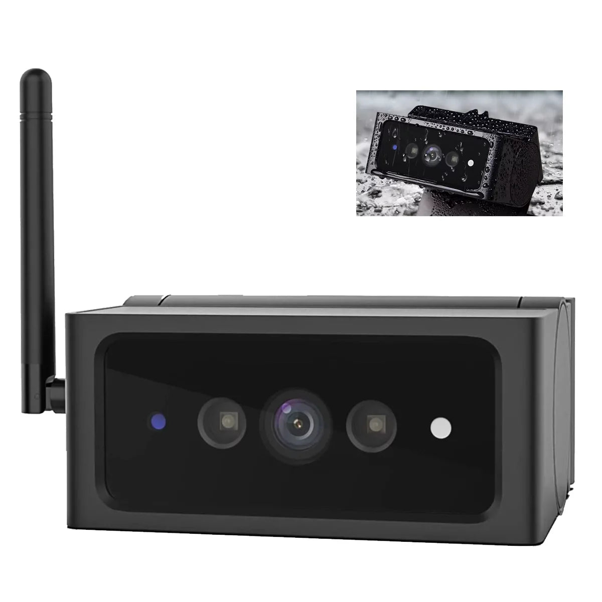 Solar4 Car/Truck Camara Wires Backup Vision for Back Camera Night Installation AUTO-VOX for Wireless RV Camera up , 1080P View Only,No IR Rear