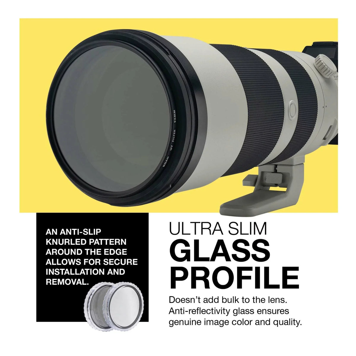 Lens Protective Bundle Polarizing 95mm Filter Koah Circular UV and