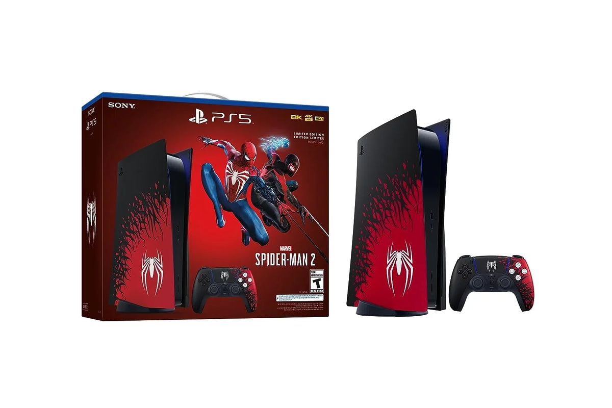 2 Restored Marvel's Sony CFI-1215A 5 Entertainment PlayStation Interactive Spider-Man Console (Refurbished)