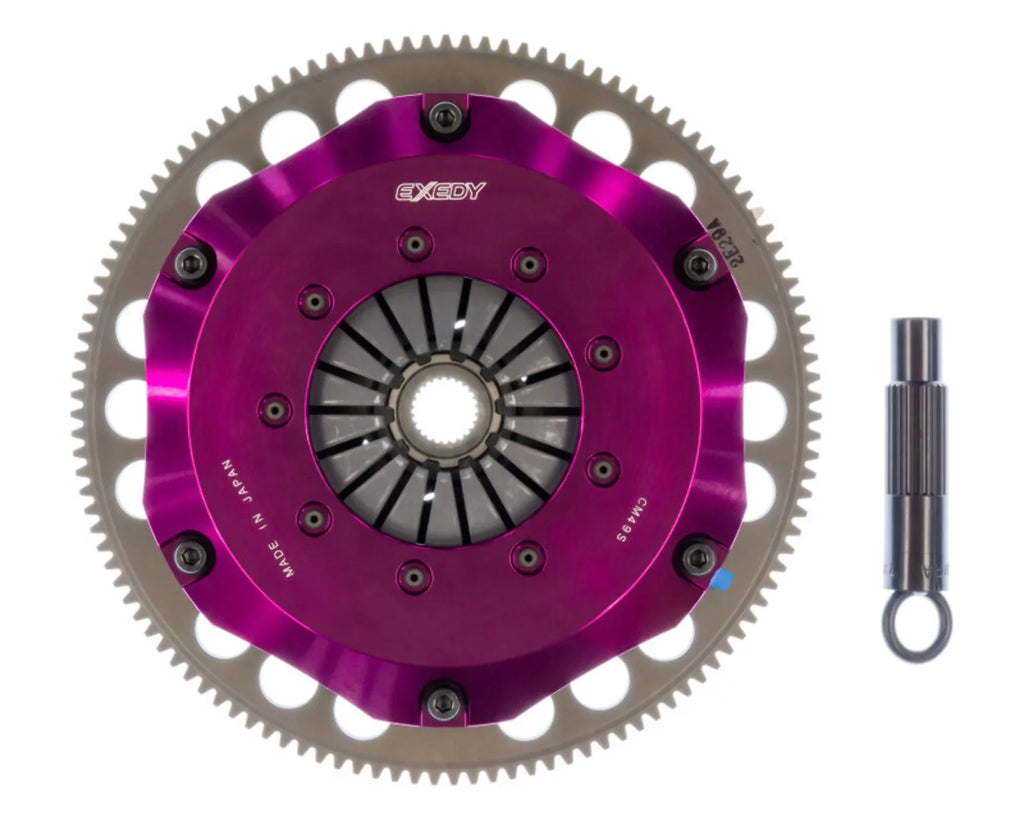 Twin Cerametallic Disc Rigid Acura 2002-2006 L4 Clutch Hyper RSX Compe-R Exedy